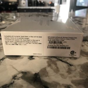 PRICE IS FIRM* Sealed AirPods with Wireless Charging Case
